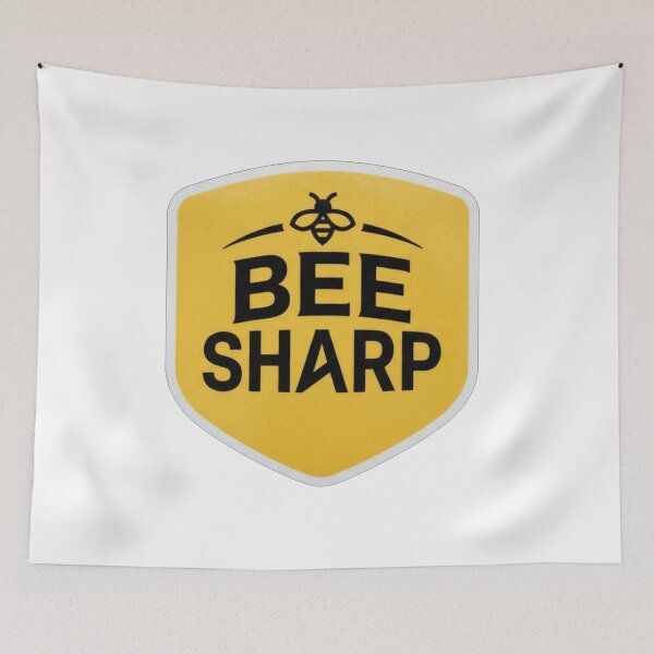 Item preview, Bee Sharp Funny Honey Bee Quote Pun designed and sold by Owcomm.
