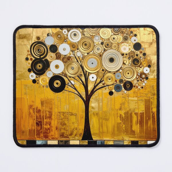 Item preview, Golden Tree of Life in Gustav Klimt Style designed and sold by Vicky Brago-Mitchell®.