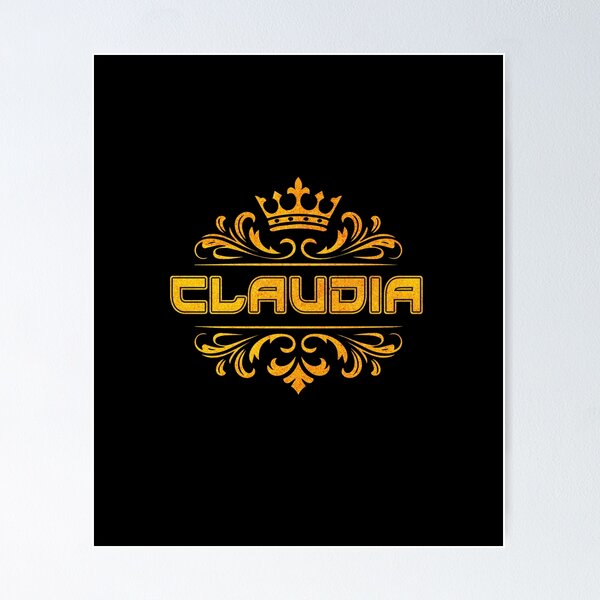 Item preview, Claudia, nombre personalizado con corona: un regalo original y personalizado para niñas y adolescentes. designed and sold by Oussinc.