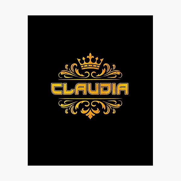 Item preview, Claudia Personalized Name With Crown - Cool & Custom Gift for Girls, Teens designed and sold by Oussinc.