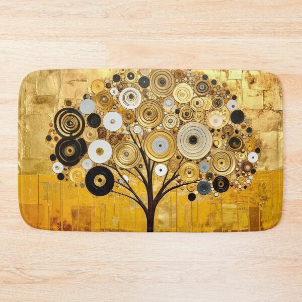 Item preview, Golden Tree of Life in Gustav Klimt Style designed and sold by Vicky Brago-Mitchell®.