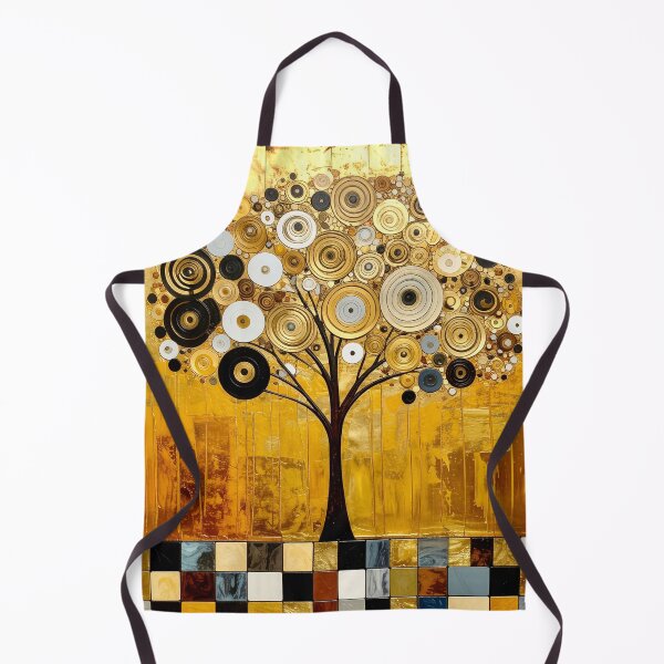Item preview, Golden Tree of Life in Gustav Klimt Style designed and sold by Vicky Brago-Mitchell®.