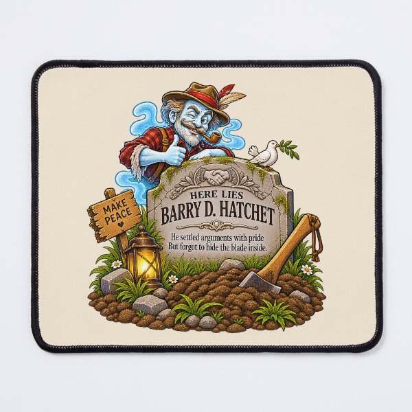 Item preview, ⚡HAUNTED TOMBSTONE COLLECTION - Barry D. Hatchet designed and sold by WheelieGdArt.