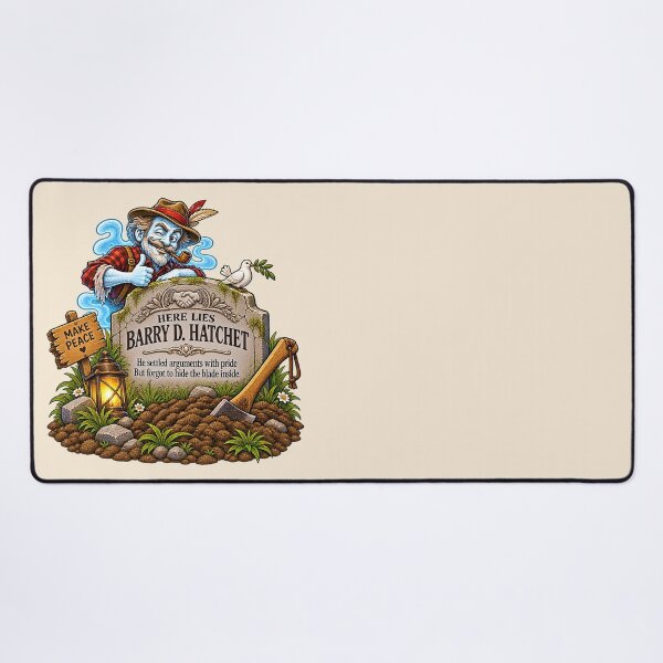Item preview, ⚡HAUNTED TOMBSTONE COLLECTION - Barry D. Hatchet designed and sold by WheelieGdArt.