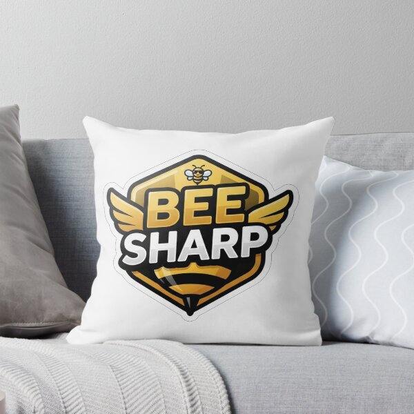 Aperçu de l'œuvre Logo de mascotte Bee Sharp Cute Honeycomb créée et vendue par Owcomm.