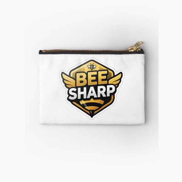 Item preview, Bee Sharp Cute Honeycomb Mascot Logo designed and sold by Owcomm.