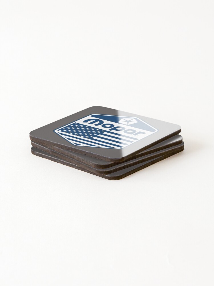 Thumbnail 4 of 5, Coasters (Set of 4), Mopar design designed and sold by RedsThreadz.