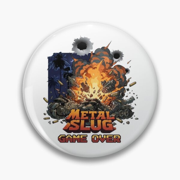 Item preview, Metal Slug Retro Arcade Explosion Game Over designed and sold by Alaric4you.