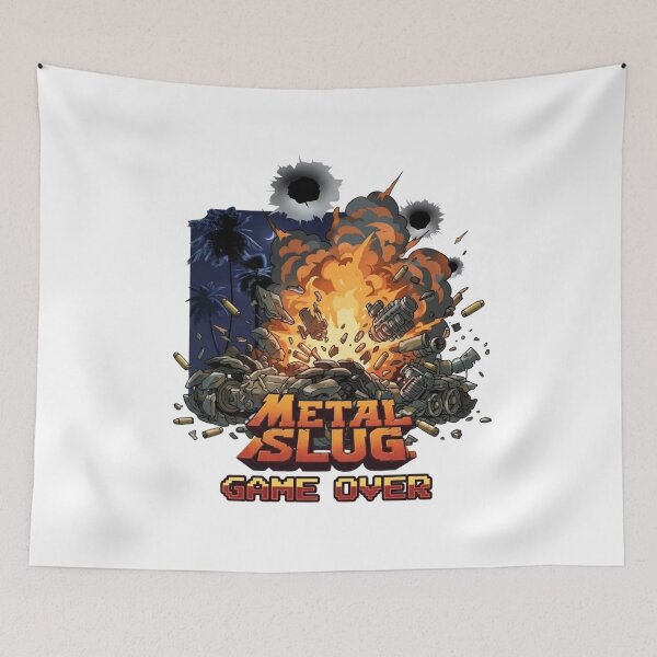 Item preview, Metal Slug Retro Arcade Explosion Game Over designed and sold by Alaric4you.