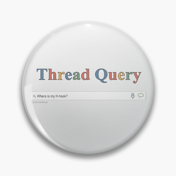 Artikelvorschau, Thread Query Crochet H Hook - Funny Craft Search Bar entworfen und verkauft von JustAsmahDesign.