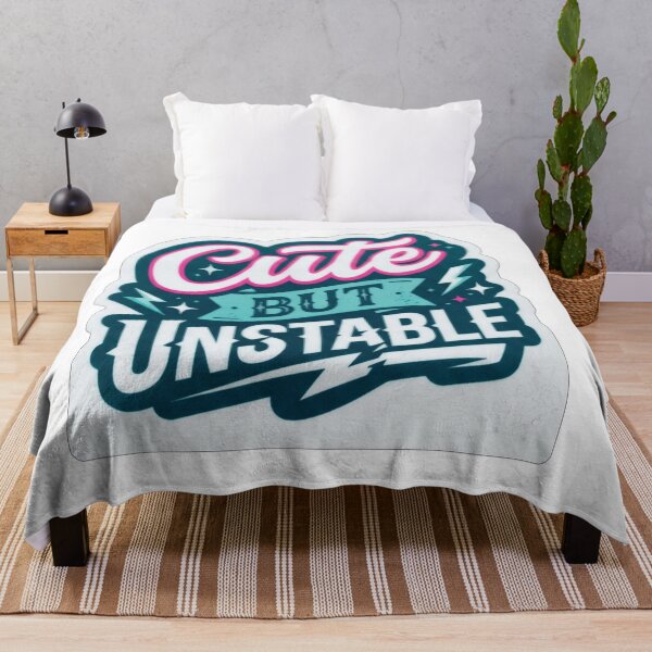 Item preview, Cute But Unstable Funny Sassy Quote Graphic designed and sold by Owcomm.