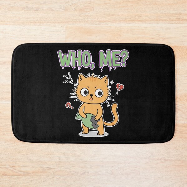 Item preview, Who Me? Guilty Orange Cat Cartoon designed and sold by Taridesign.