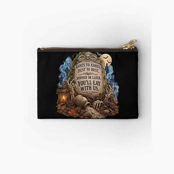 Item preview, ⚡ HAUNTED TOMBSTONE COLLECTION - Ashes to Ashes Dust to Dust v1  - dark version designed and sold by WheelieGdArt.