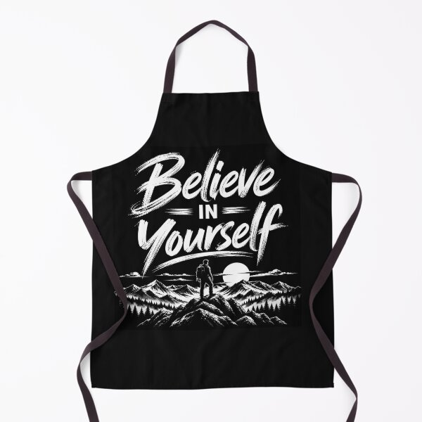 Item preview, Title  Believe in Yourself – Inspirational Mountain Motivation Design designed and sold by CraftNestNoor.