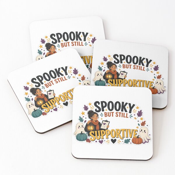 Item preview, Social Worker Halloween Shirt Spooky but Supportive Fall Gift designed and sold by Soft Merch.