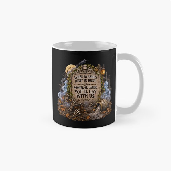 Item preview, ⚡HAUNTED TOMBSTONE COLLECTION - Ashes to Ashes Dust to Dust v2 - dark version designed and sold by WheelieGdArt.