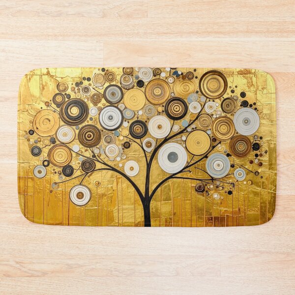 Item preview, Golden Tree of Life in Gustav Klimt Style designed and sold by Vicky Brago-Mitchell®.