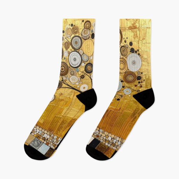 Item preview, Golden Tree of Life in Gustav Klimt Style designed and sold by Vicky Brago-Mitchell®.