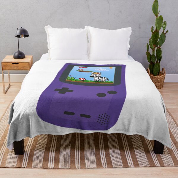 Artikelvorschau, Pixel Gamer Zebra – Retro-Handheld-Gaming-Ästhetik entworfen und verkauft von One55store.