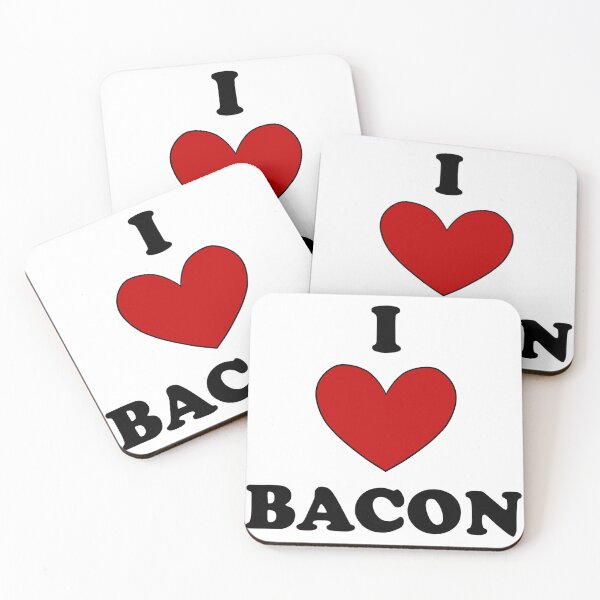 Item preview, I Love Bacon designed and sold by Blockhead Designs.