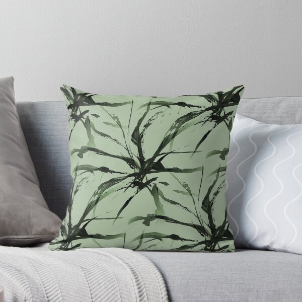 Item preview, Foliage Short Grass Abstract in Grass Green designed and sold by Artistestella.