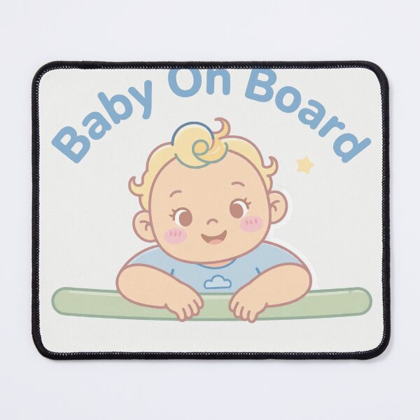 Item preview, Baby On Board - Cute Pastel Baby Car Decal Sticker designed and sold by Yassinejayed.