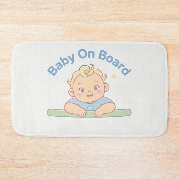 Item preview, Baby On Board - Cute Pastel Baby Car Decal Sticker designed and sold by Yassinejayed.
