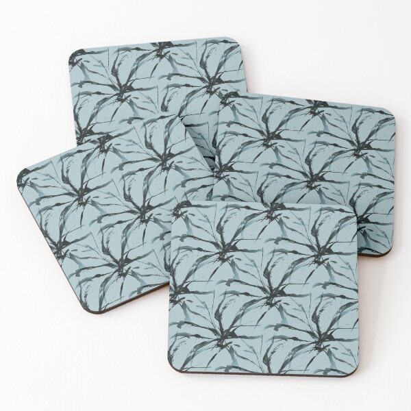 Item preview, Foliage Short Grass Abstract in Light Teal designed and sold by Artistestella.