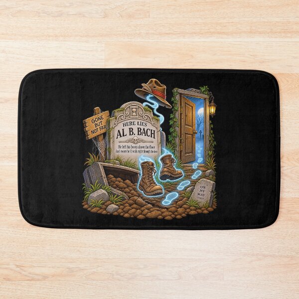 Item preview, ⚡HAUNTED TOMBSTONE COLLECTION - Al B. Bach - dark version designed and sold by WheelieGdArt.