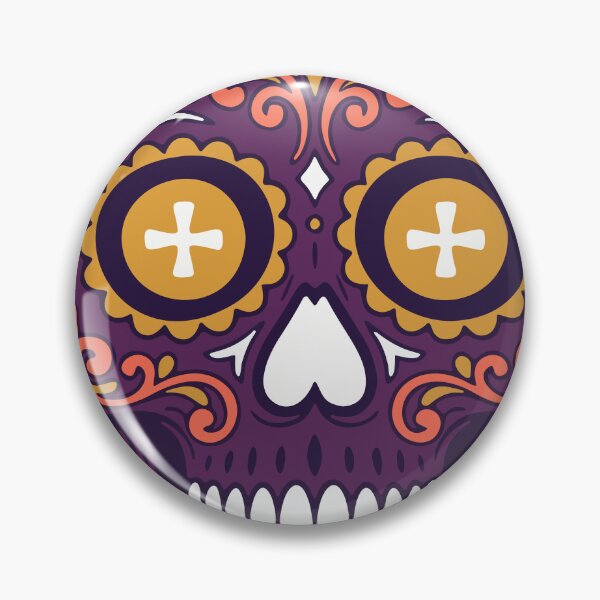 Item preview, Catrina Colorful Sugar Skull Illustration designed and sold by  Ojo de Lilith.