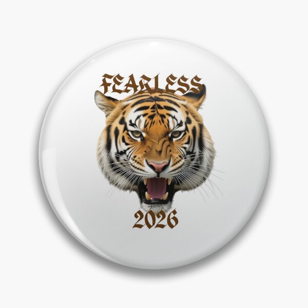 Item preview, Fearless 2026 Birth Year Tiger Photo Art  designed and sold by Debsgiftware .