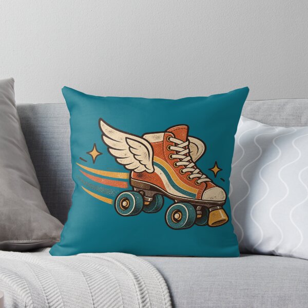 Item preview, Retro Winged Roller Skate designed and sold by Glottopia.