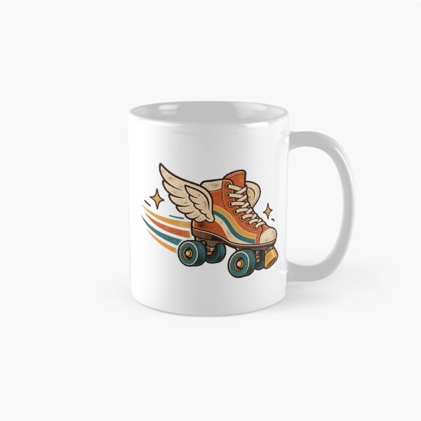 Item preview, Retro Winged Roller Skate designed and sold by Glottopia.