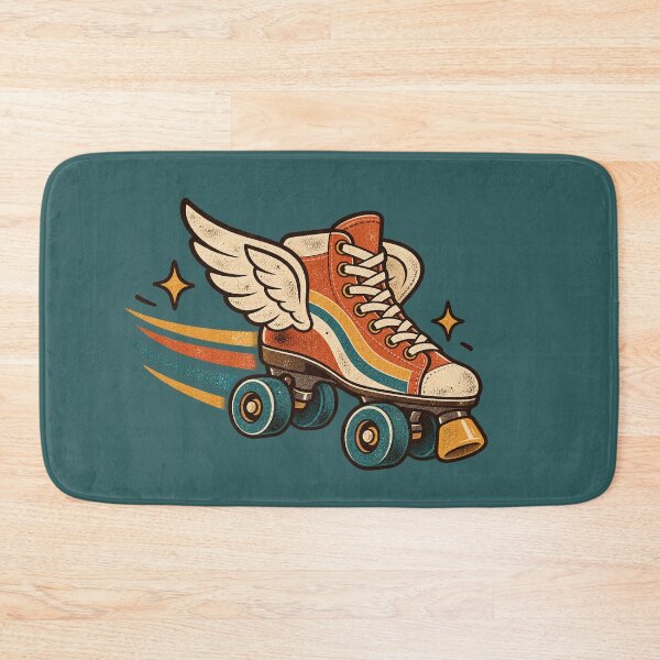 Item preview, Retro Winged Roller Skate designed and sold by Glottopia.