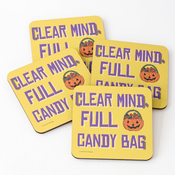 Item preview, Clear Mind, Full Bag Of Candy Halloween Design designed and sold by ApexDesigners.