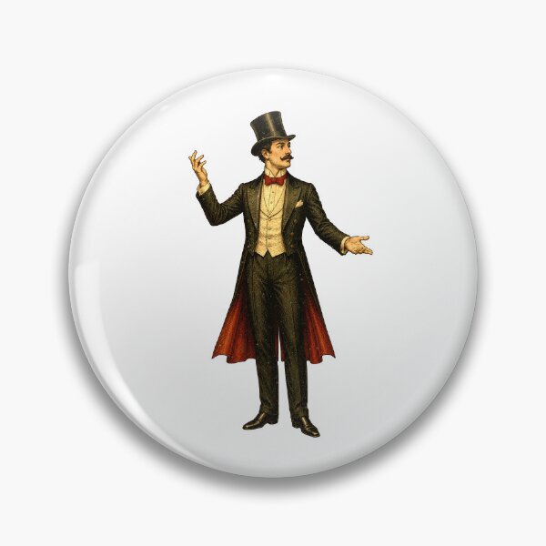 Item preview, Vintage Victorian Magician Illustration designed and sold by Impossible Archive.