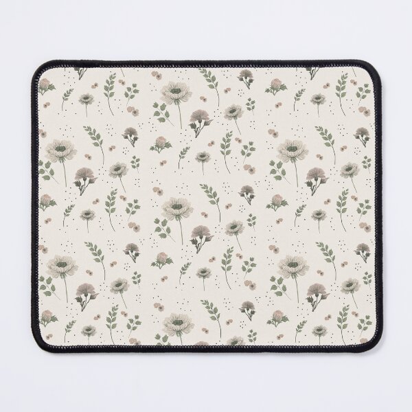 Item preview, Vintage Neutral Wildflower Pattern designed and sold by yara.lahdo.