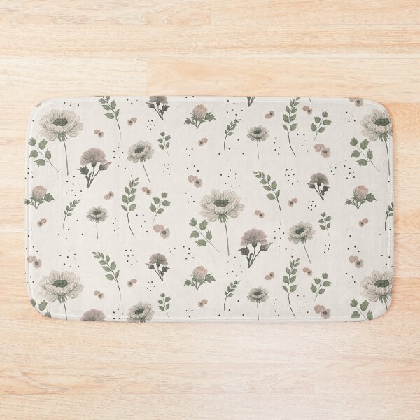Item preview, Vintage Neutral Wildflower Pattern designed and sold by yara.lahdo.