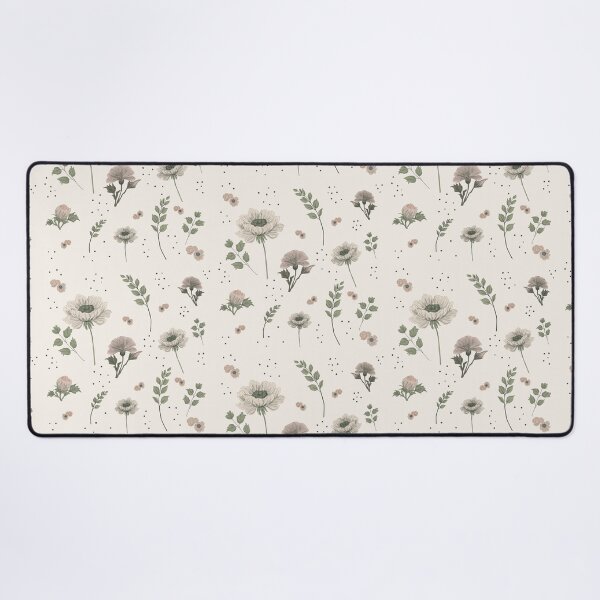 Item preview, Vintage Neutral Wildflower Pattern designed and sold by yara.lahdo.