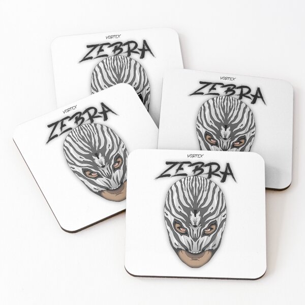 Item preview, For Gaming Lovers - Wrestling-Mask - Vortex Zebra designed and sold by One55store.