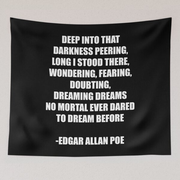 Item preview, Edgar Allan Poe quote designed and sold by 4gottenlore.