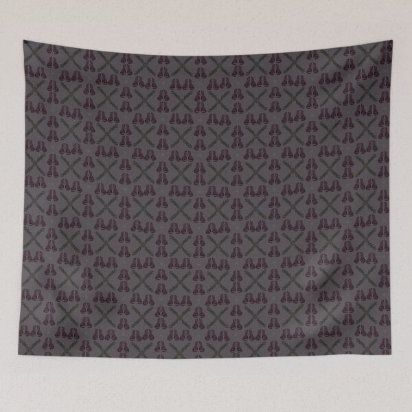 Item preview, Plum cozy Foxes designed and sold by Claire-Sesker.