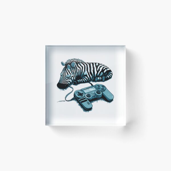 Item preview, Sleeping By Day Gaming By Night - Zebra Gamer designed and sold by One55store.