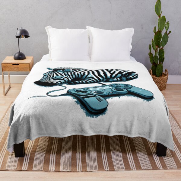 Item preview, Sleeping By Day Gaming By Night - Zebra Gamer designed and sold by One55store.