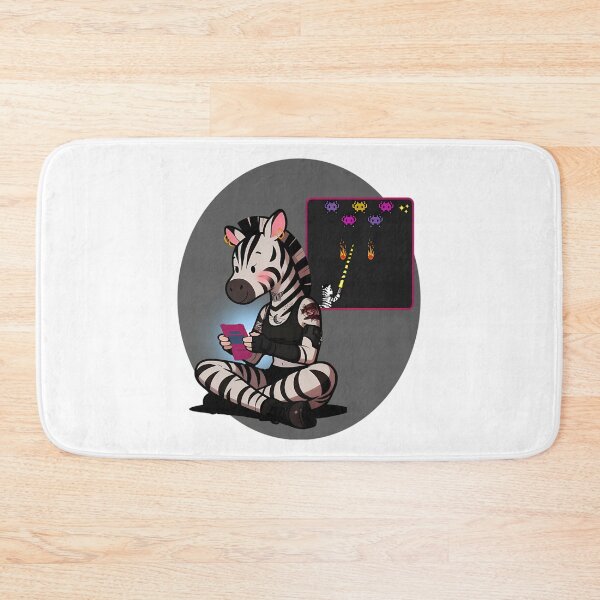 Item preview, Alternative Gamer Zebra – Cozy Goth Gaming Aesthetic Illustration designed and sold by One55store.
