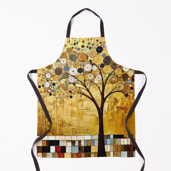 Item preview, Golden Tree of Life in Gustav Klimt Style designed and sold by Vicky Brago-Mitchell®.