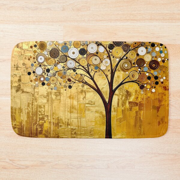 Item preview, Golden Tree of Life in Gustav Klimt Style designed and sold by Vicky Brago-Mitchell®.
