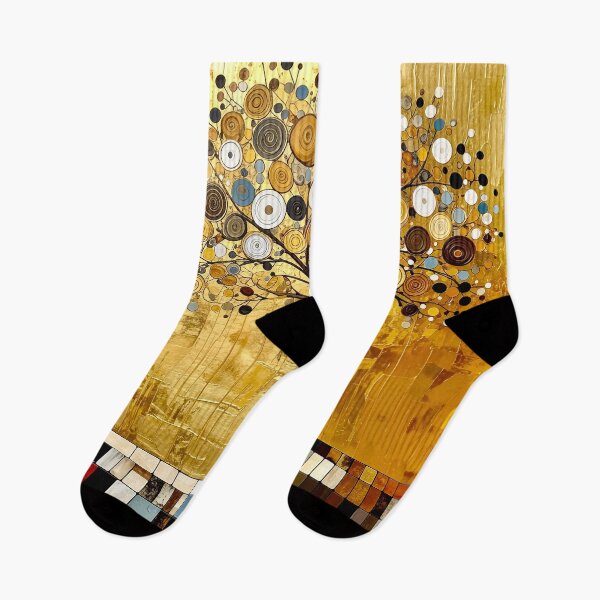 Item preview, Golden Tree of Life in Gustav Klimt Style designed and sold by Vicky Brago-Mitchell®.