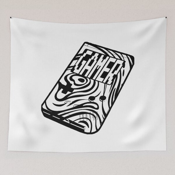 Item preview, Gamer Trippy Psychedelic Black And White Zebra Retro Console designed and sold by One55store.