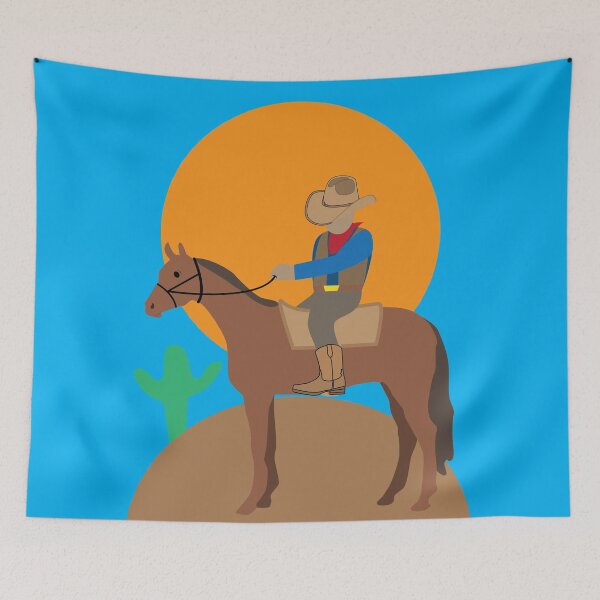Item preview, Cowboy on Horse designed and sold by ROSE ANN BANILAR.